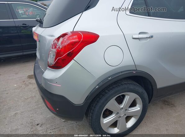 KL4CJASBXGB753087 2016 BUICK ENCORE Silver Front view