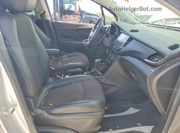 KL4CJASBXHB222473 2017 BUICK ENCORE Silver წინა სალონის ხედი