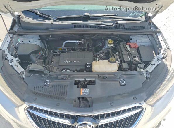 KL4CJASBXHB222473 2017 BUICK ENCORE Silver ძრავის განყოფილების ხედი
