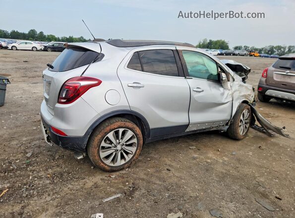 KL4CJASBXJB519829 2018 BUICK ENCORE Silver Rear right