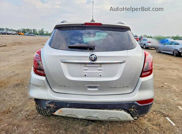 KL4CJASBXJB519829 2018 BUICK ENCORE Silver Rear view