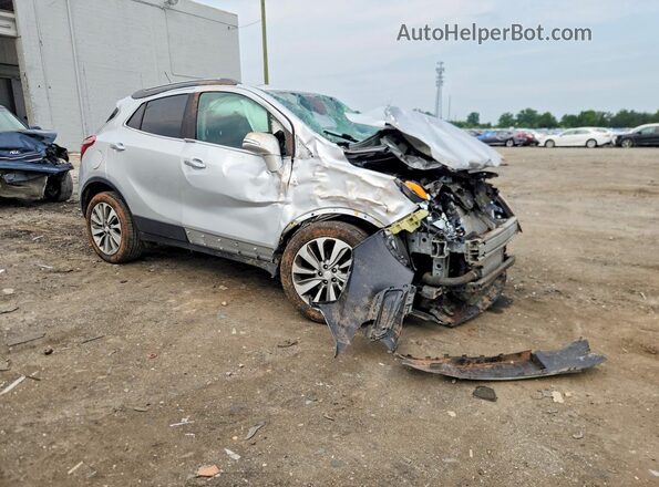 KL4CJASBXJB519829 2018 BUICK ENCORE Silver Front right
