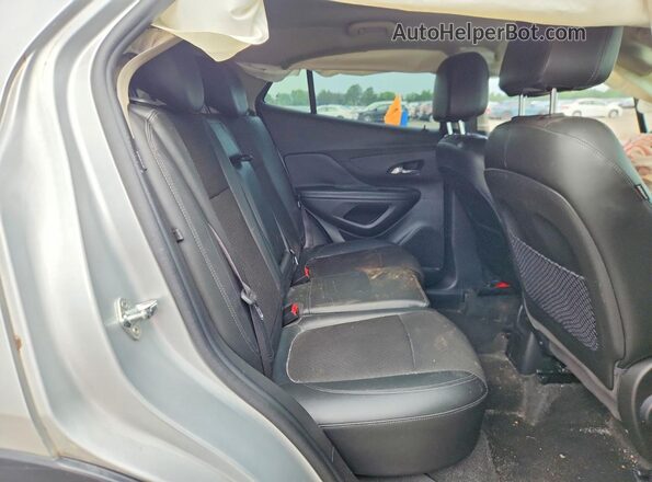 KL4CJASBXJB519829 2018 BUICK ENCORE Silver Rear interior view