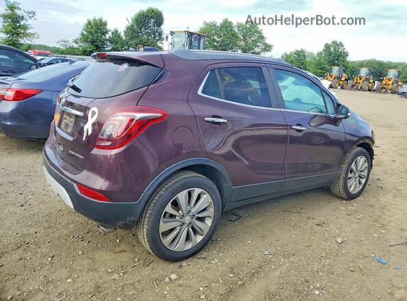 KL4CJASBXJB562860 2018 BUICK ENCORE Purple Tył prawy