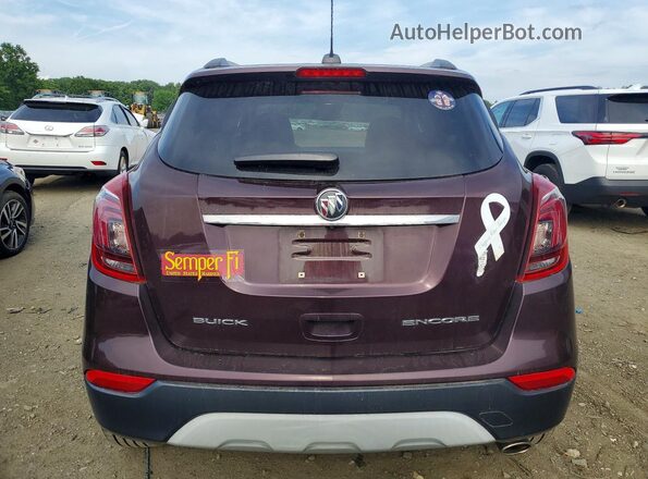 KL4CJASBXJB562860 2018 BUICK ENCORE Purple Widok z tyłu