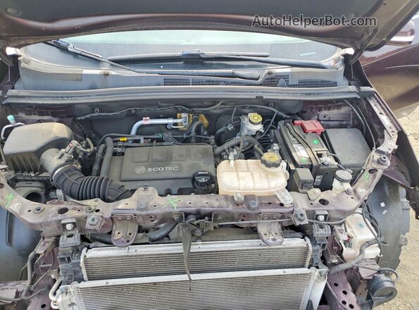 KL4CJASBXJB562860 2018 BUICK ENCORE Purple Widok komory silnika