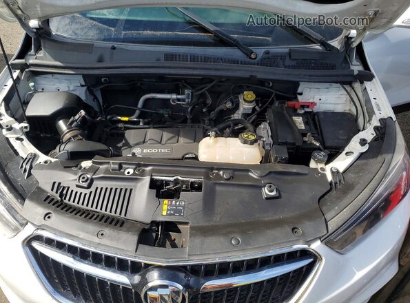 KL4CJASBXJB613306 2018 BUICK ENCORE White ძრავის განყოფილების ხედი