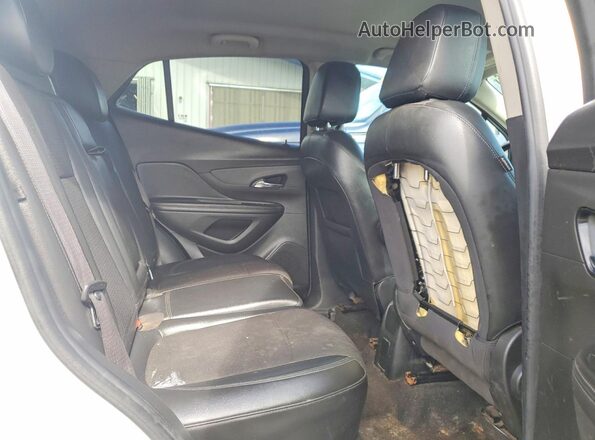KL4CJASBXJB613306 2018 BUICK ENCORE White უკანა სალონის ხედი