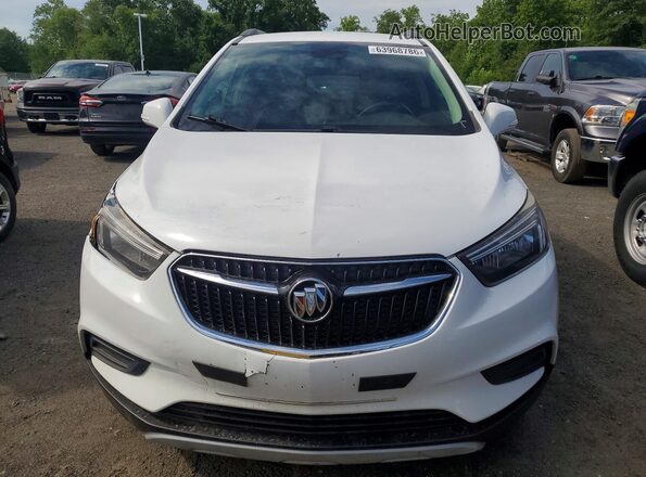KL4CJASBXJB613306 2018 BUICK ENCORE White წინა ხედი