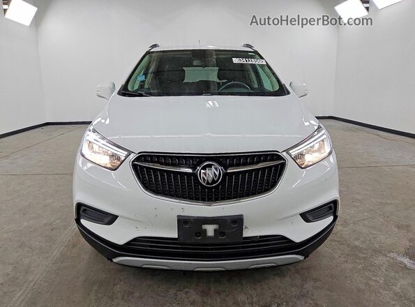 KL4CJASBXJB616108 2018 BUICK ENCORE White წინა ხედი