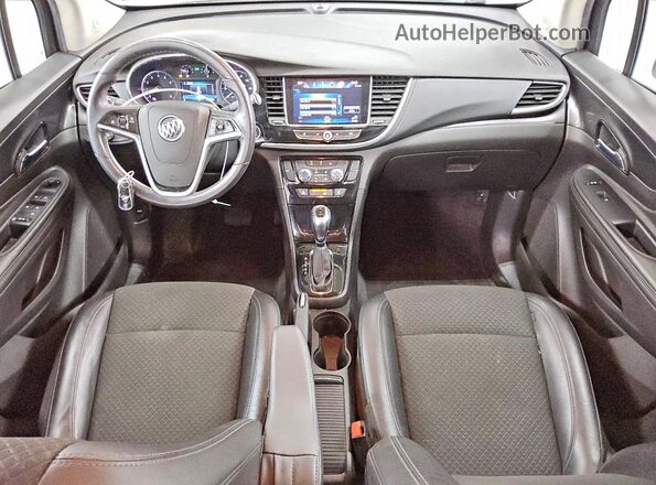 KL4CJASBXJB616108 2018 BUICK ENCORE White წინა პანელის ხედი