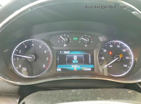 KL4CJASBXJB633071 2018 BUICK ENCORE Silver Սարքավորումների վահանակի տեսք