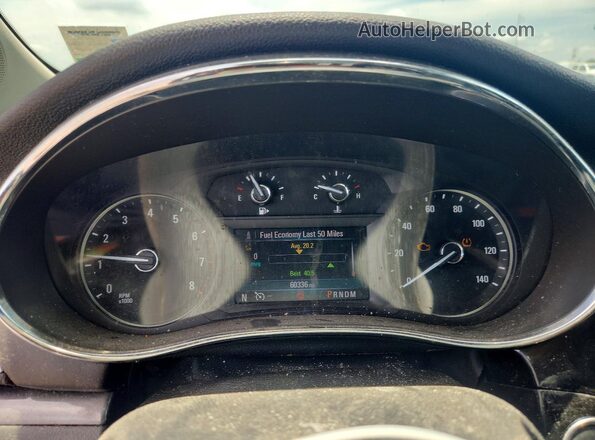 KL4CJASM7NB508438 2022 BUICK ENCORE Silver Instrument cluster view