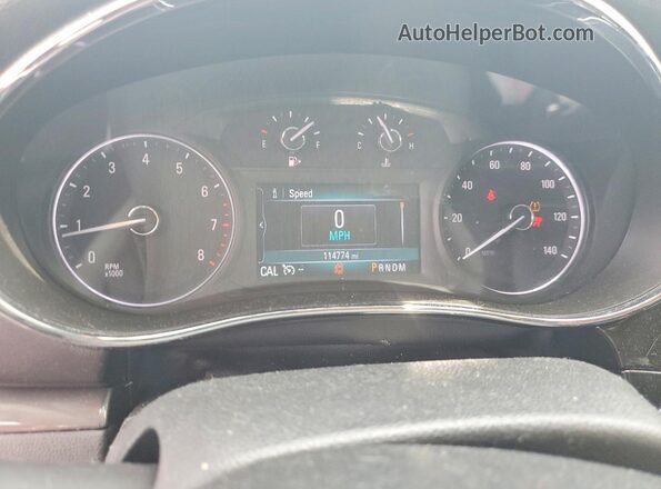 KL4CJBSB3HB023142 2017 BUICK ENCORE White Instrument cluster view