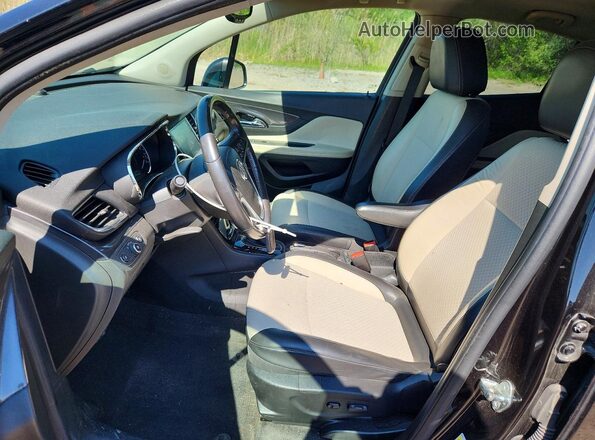 KL4CJBSB7HB039974 2017 BUICK ENCORE Черный Вид салона спереди