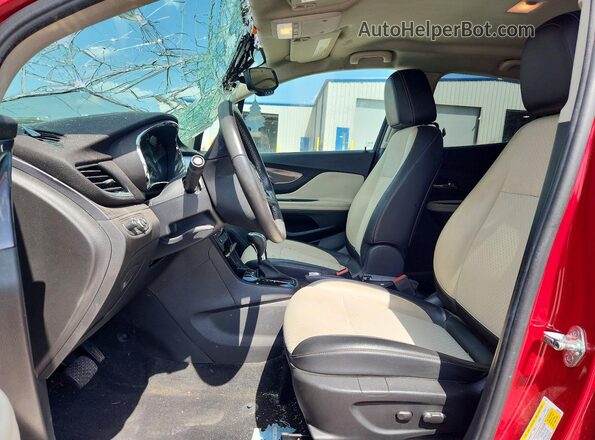 KL4CJBSBXJB530111 2018 BUICK ENCORE Red წინა სალონის ხედი