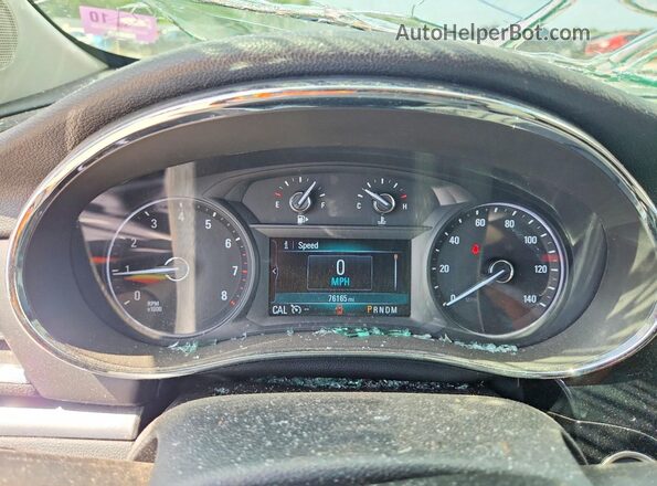 KL4CJBSBXJB530111 2018 BUICK ENCORE Red ხელსაწყოთა პანელის ხედი