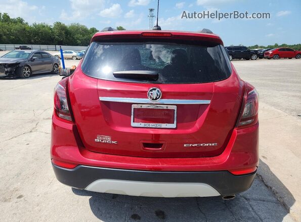 KL4CJBSBXJB530111 2018 BUICK ENCORE Red უკანა ხედი