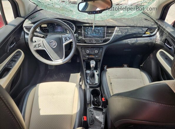 KL4CJBSBXJB530111 2018 BUICK ENCORE Red წინა პანელის ხედი