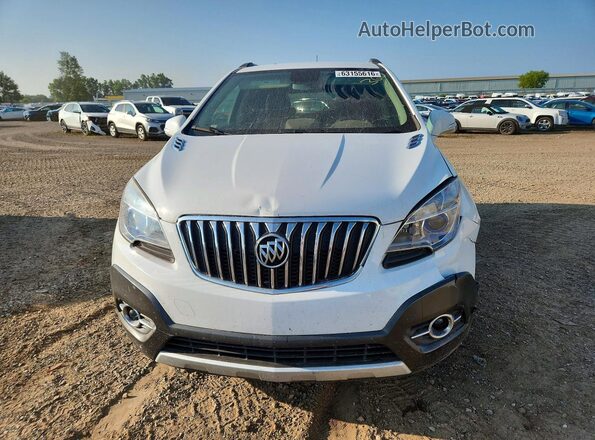 KL4CJCSB0GB538734 2016 BUICK ENCORE White Вид спереду