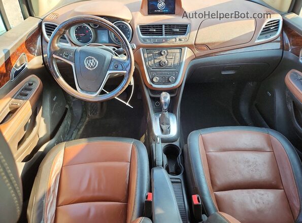 KL4CJCSB0GB538734 2016 BUICK ENCORE White Вид панелі приладів