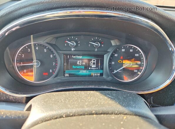 KL4CJCSB0HB146970 2017 BUICK ENCORE Gray ხელსაწყოთა პანელის ხედი