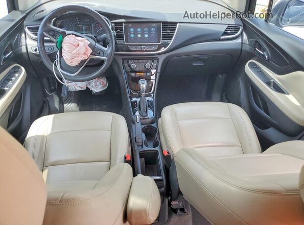 KL4CJCSB2HB043386 2017 BUICK ENCORE Gray წინა პანელის ხედი