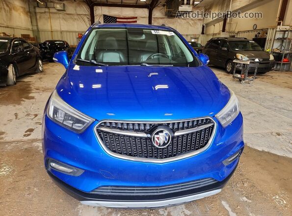 KL4CJCSB2JB547233 2018 BUICK ENCORE Blue Front view