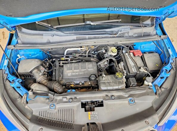 KL4CJCSB2JB547233 2018 BUICK ENCORE Blue Engine compartment view