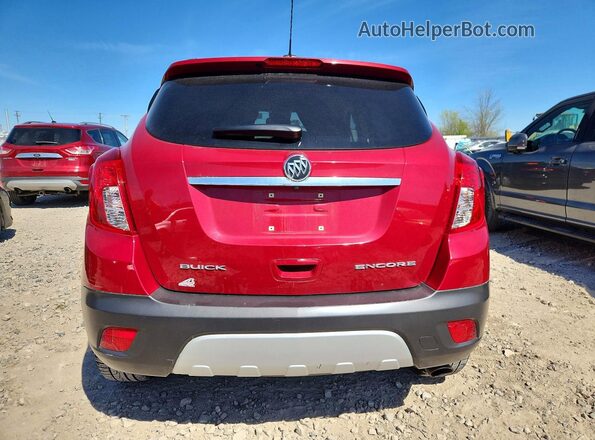 KL4CJCSB3GB578564 2016 BUICK ENCORE Red Widok z tyłu