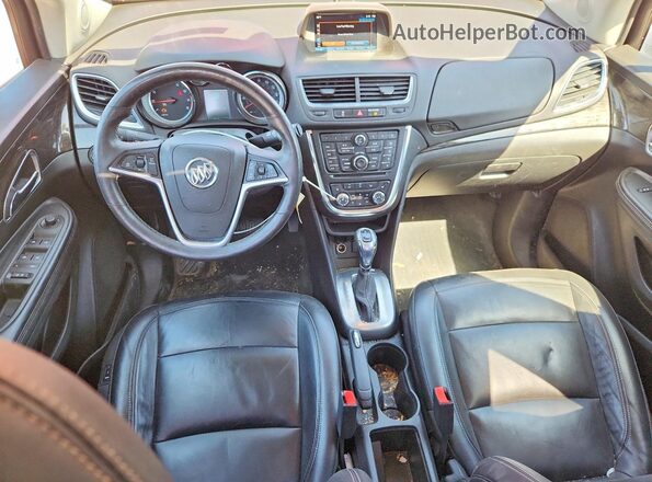 KL4CJCSB3GB578564 2016 BUICK ENCORE Red Widok deski rozdzielczej
