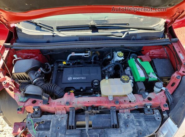KL4CJCSB3GB578564 2016 BUICK ENCORE Red Widok wnętrza z tyłu