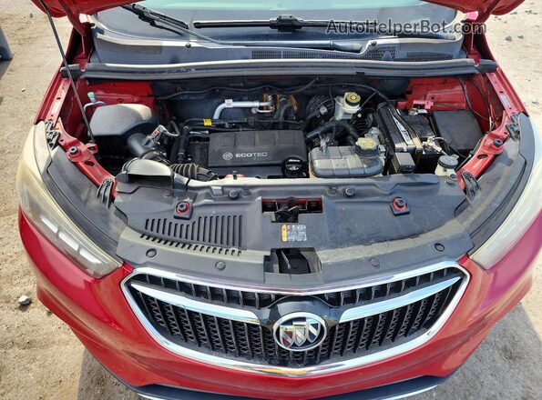 KL4CJCSB4HB061128 2017 BUICK ENCORE Red Engine compartment view