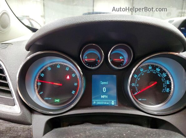 KL4CJCSB5GB647688 2016 BUICK ENCORE Silver Вид щитка приладів