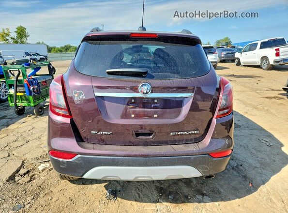KL4CJCSB5HB202918 2017 BUICK ENCORE Burgundy Widok zestawu wskaźników