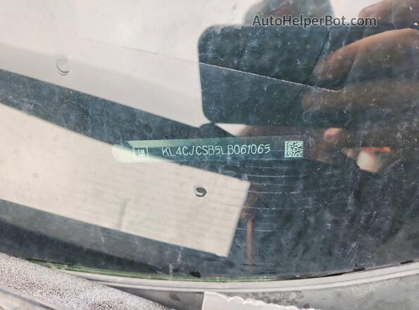 KL4CJCSB5LB061065 2020 BUICK ENCORE Black VIN sticker view