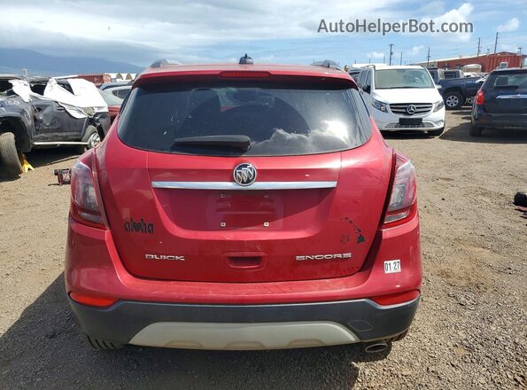 KL4CJCSB6JB525056 2018 BUICK ENCORE Red უკანა ხედი