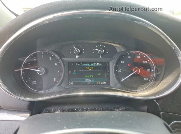 KL4CJCSB9HB116446 2017 BUICK ENCORE Gray ხელსაწყოთა პანელის ხედი