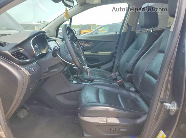 KL4CJCSB9HB116446 2017 BUICK ENCORE Gray წინა სალონის ხედი