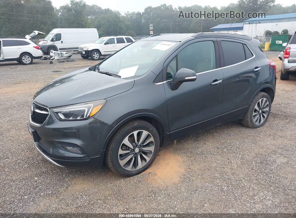 KL4CJCSBXHB143087 2017 BUICK ENCORE Light Blue Առջևի ձախ երեք քառորդ տեսարան