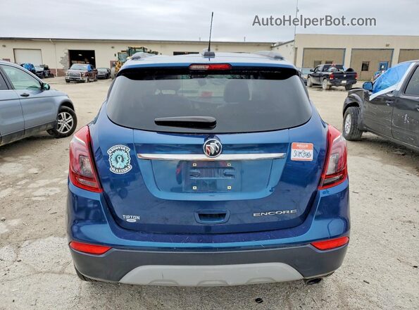 KL4CJCSM6KB899928 2019 BUICK ENCORE Blue Vista trasera
