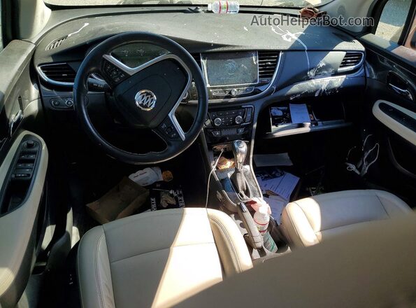 KL4CJCSM8KB934355 2019 BUICK ENCORE Tan Առջևի վահանակի տեսք