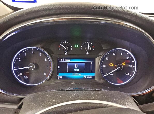 KL4CJDSB1JB518666 2018 BUICK ENCORE Black Vista del cuadro de instrumentos