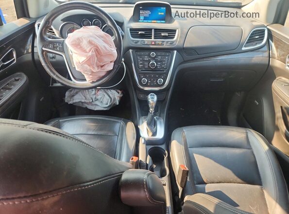 KL4CJDSB7GB586916 2016 BUICK ENCORE Gray Dashboard view
