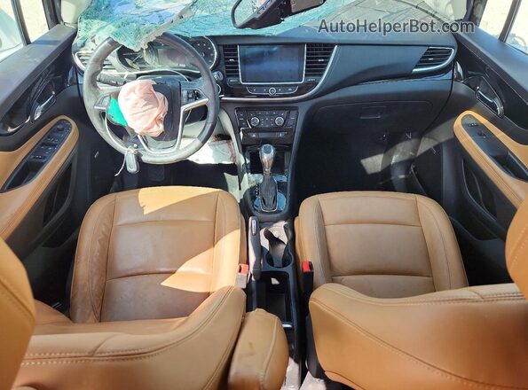 KL4CJDSM8JB709292 2018 BUICK ENCORE White წინა პანელის ხედი