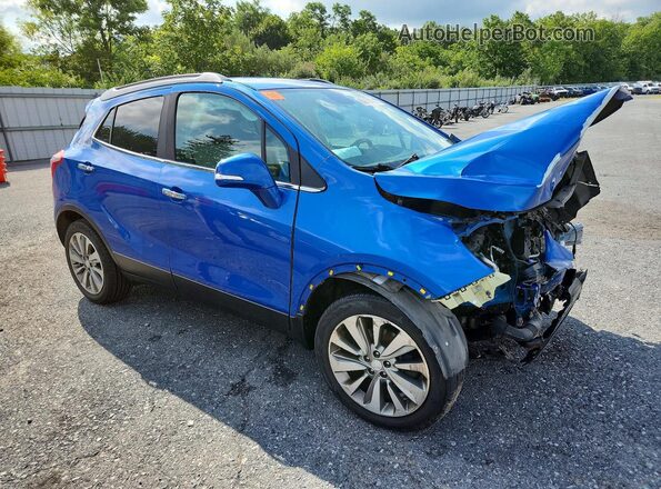 KL4CJESB1HB057307 2017 BUICK ENCORE Синий Передняя правая четверть