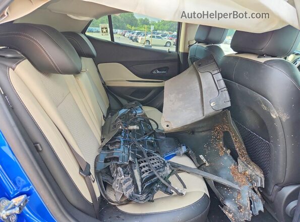KL4CJESB1HB057307 2017 BUICK ENCORE Синий Вид задней части салона