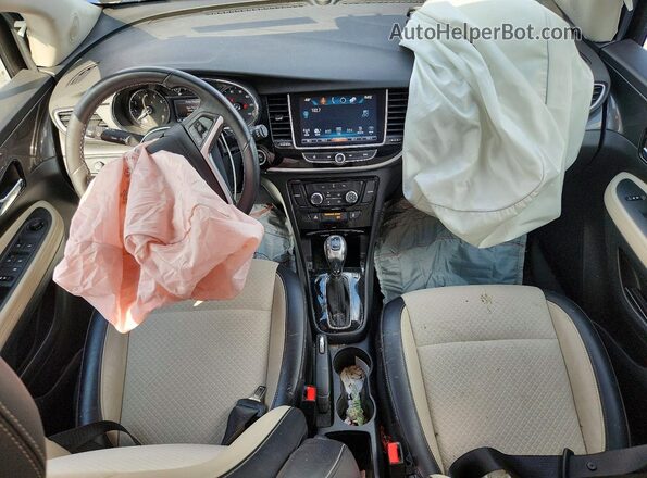 KL4CJESB1HB057307 2017 BUICK ENCORE Синий Вид панели приборов