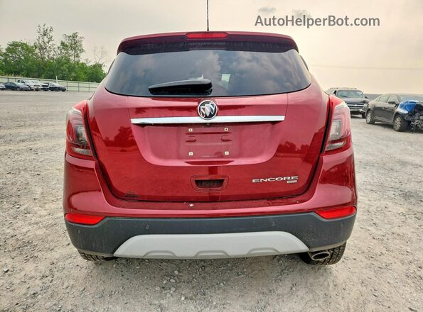 KL4CJESB1MB338601 2021 BUICK ENCORE Burgundy უკანა ხედი