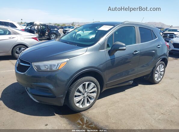 KL4CJESB2JB628373 2018 BUICK ENCORE Gray Front left